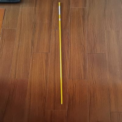 Διάμετρος 8,5 mm κίτρινη ράβδος FRP για ανακλαστικό ράβδο σήμανσης που εφαρμόζεται στις μεταφορές και τις αθλητικές υποδομές